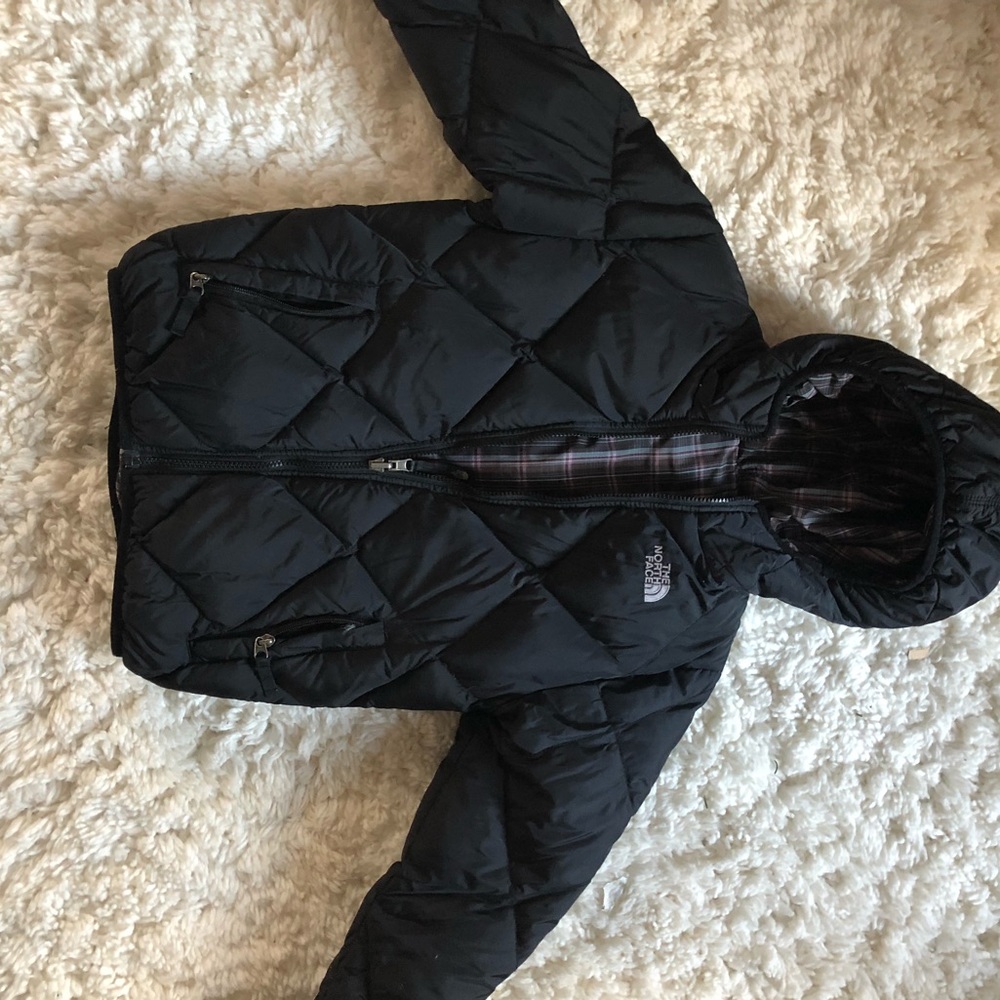 Girls reversible north face jacket